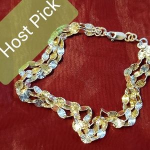 💕Sterling Silver 3 Strand Bracelet